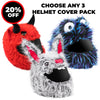 Motorcycle helmet covers