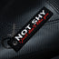 Not Shy I Just Don't Like You - Motorcycle Keychain