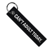 Can't Adult Today - Motorcycle Keychain