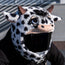 Motorcycle Helmet Cover - Cow (Black & White)