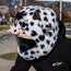 Motorcycle Helmet Cover - Cow (Black & White)