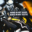 Wind In My Hair Bugs In My Teeth - Motorcycle Keychain