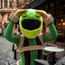 Motorcycle Helmet Cover - Frog