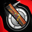 Fiery Cruiser - Motorcycle Keychain
