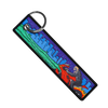 Fiery Night Rider - Motorcycle Keychain