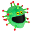 Motorcycle Helmet Cover - Virus