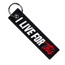 I Live For This - Motorcycle Keychain
