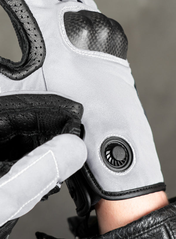 magnetic fidlock motorcycle glove