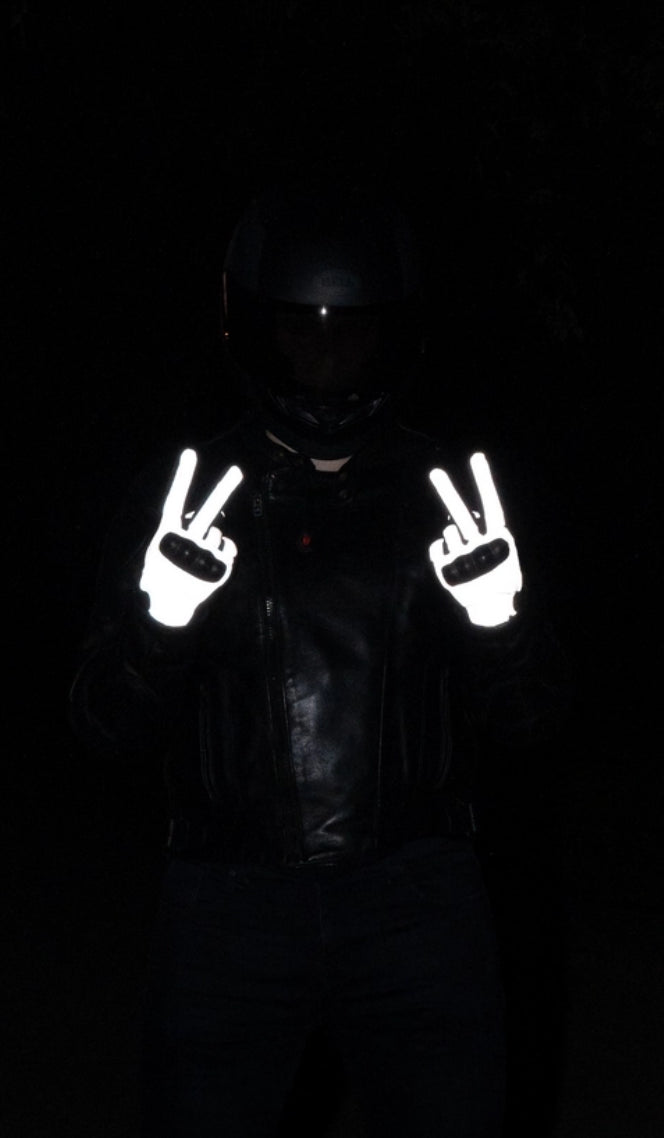reflective motorcycle gloves