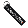 I Love You, Mom - Motorcycle Keychain