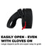 Motorcycle Sling Bag (Blackout) glove friendly