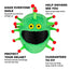 Motorcycle Helmet Cover - Virus