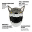 Motorcycle Helmet Cover - Wolf