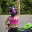 Small Horns Purple - Motorcycle Helmet Accessory