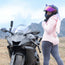 Small Horns Purple - Motorcycle Helmet Accessory