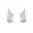 Small Horns White - Motorcycle Helmet Accessory