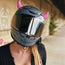 Small Horns Pink - Motorcycle Helmet Accessory