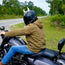 Large Horns White - Motorcycle Helmet Accessory
