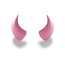 Large Horns Pink - Motorcycle Helmet Accessory