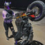 Small Horns Purple - Motorcycle Helmet Accessory