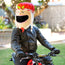 Motorcycle Helmet Cover - Mrs Claus