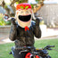 Motorcycle Helmet Cover - Mrs Claus