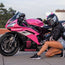 Cat Ears Pink - Motorcycle Helmet Accessory