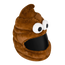 Motorcycle Helmet Cover - Poop Emoji