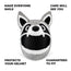 Motorcycle Helmet Cover - Raccoon