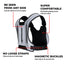 Insanely Reflective Motorcycle Chest Rig Moto Loot