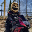 Motorcycle Helmet Cover - Sloth