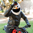 Motorcycle Helmet Cover - Snowman