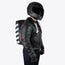 Waterproof Motorcycle Backpack - (Glowrider) Reflective No Protector Add Protector