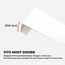 Motorcycle Helmet Rack (Over Door) by Moto Loot - White