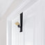 Motorcycle Helmet Rack (Over Door) by Moto Loot - Black