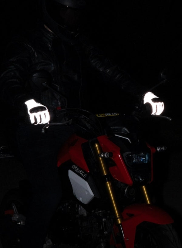 reflective motorcycle gloves