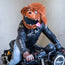 Motorcycle Helmet Cover - Dog