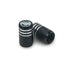 Round Black ML - Motorcycle Valve Caps