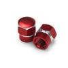 Hex Red - Motorcycle Valve Caps