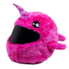 Motorcycle Helmet Cover - Pink Narwhal