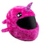 Motorcycle Helmet Cover - Pink Narwhal