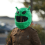 Motorcycle Helmet Cover - Alien