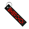 Biker Chick - Motorcycle Keychain