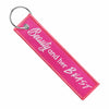 Beauty and Her Beast - Motorcycle Keychain