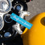 Beaty and Her Beast - Blue Motorcycle Keychain