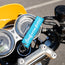 Beaty and Her Beast - Blue Motorcycle Keychain
