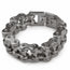 Motorcycle Chain Bracelet - Steel Finish