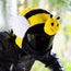 Motorcycle Helmet Cover - Bumble Bee