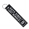 Days Since Last Rebuild - Dirt Bike Keychain
