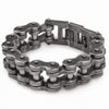 Motorcycle Chain Bracelet - Weathered Finish